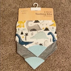 Modern Baby Teething Bibs (2 pack)